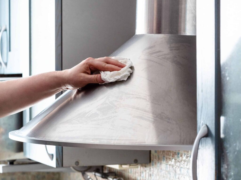 How To Clean Stainless Steel; cleaning stainless steal hood
